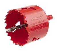 Scie Cloche Multi Matériaux BiM - Diamètre 60 mm - Profondeur de coupe 40 mm - Foret Centreur - WOLFCRAFT