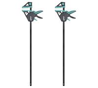 wolfcraft Serre-Joint à une Main PRO, Force 150 kg, Ouverture 700 mm | Outil 2-en-1 avec fonction écarteur de 930 mm, poignée ergonomique et grandes surfaces de serrage, réf 8677060