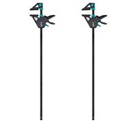Kit de 2 Serre-Joints à une main PRO MAX - Ouverture jusqu'à 915 mm - Force de serrage max. 250 kg - wolfcraft 8668060
