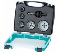 wolfcraft Set de 6 scies cloches Electricity and Sanitary 3498000