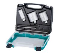 Wolfcraft Set de scies cloches 1003000, 5 pièces, carbure de tungstène, profondeur de coupe 55 mm