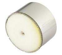 Wolfcraft Trépan diamant pour carrelage Ø 83 mm – 5933000 (avec foret de centrage, queue 10 mm)