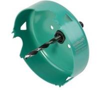 Wolfcraft Trépan plaquiste 5972000 – Acier carbone Ø 105 mm Hexagonale