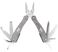 wolfcraft Pince Multifonction 13-en-1, Outil de Poche Pliable en Métal