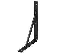 Wolfpack 21080070 Équerre renforcée 300 x 200 Noir