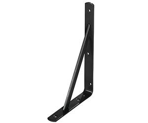 Wolfpack 21080070 Équerre renforcée 300 x 200 Noir