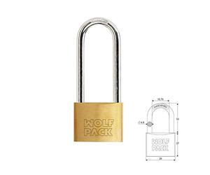 Wolfpack 3101180 arc long avec cadenas Clés identiques nombre 3 (laiton 30 mm,)