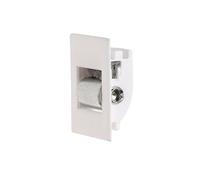 WOLFPACK 5250189 Glissière compacte en métal pour Sangle de persienne Blanc 20 mm