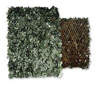 Wolfpack Jalousie extensible avec feuilles Haie artificielle 1 x 2 m