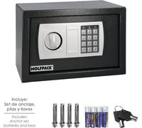 WOLFPACK LINEA PROFESIONAL 03070305 Coffre-fort électrique 31x20x20 cm, Multicolore