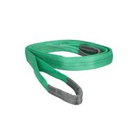 WOLFPACK LINEA PROFESIONAL 15030209 Élingue Plate Double Bande 2 000 kg Facteur sécurité 7:1 Longueur : 4 m Largeur 6 cm 100% Polyester Vert Adulte Unisexe Multicolore Simple