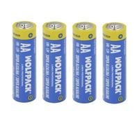 WOLFPACK LINEA PROFESIONAL Pile alcaline AA LR-6 Blister 4 pièces