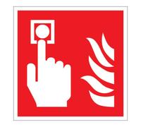 wolk SafetyMarking Panneau de protection incendie Film B150xH150 mm Détecteur de fumée photoluminescent Quantité:1