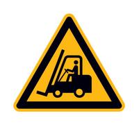 wolk SafetyMarking Panneau de signalisation Aluminium SL 315 mm Avertissement engins de manutention Quantité:1