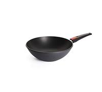 Wok DIAMOND LITE 30 cm, poignée amovible, titane, WOLL
