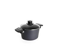 Woll 120dpsl Diamond Lite Cocotte en Fonte avec 2 poignées latérales et Couvercle en Verre dans Une boîte, diamètre 20 cm, Hauteur 11,5 cm, 3 L