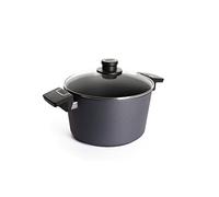 Woll 124dpsl Diamond Lite Cocotte en Fonte avec 2 poignées latérales et Couvercle en Verre dans Une boîte, diamètre 24 cm, Hauteur 13,5 cm, 5 L