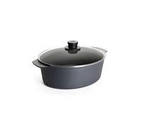 Woll 3126dpi Diamond Lite Cocotte en Fonte pour Induction avec Couvercle en Verre dans Un Coffret Cadeau, 6 l, 31 x 26 cm, 11 cm de Haut