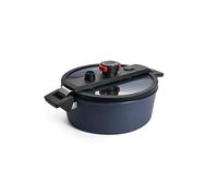 Woll Active-Lite Casserole avec couvercle Active-Lite Ø 28 cm Hauteur 10,5 cm 5,5 l avec 2 poignées latérales - Inductif - Convient pour tous les types de feux en aluminium anthracite