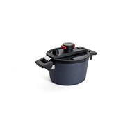 Woll Active Lite Cocotte avec couvercle Active-Lite et insert en silicone Ø 20 cm Hauteur 11,5 cm 3 l avec 2 poignées latérales Compatible tous feux Aluminium Anthracite