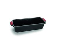 Woll - Bakeware moule à cake 28 cm - antiadhésif, acier aluminisé, poignées en silicone - sans PFAS - résiste jusqu’à 230 °C - noir