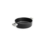 WOLL - Casserole ronde Eco Logic QXR Ø 28 cm avec 2 poignées en acier inoxydable - casserole en aluminium avec revêtement antiadhésif Diamond QXR sans PFAS - compatible induction - cocotte