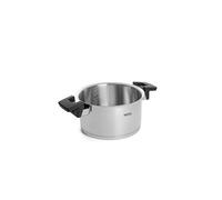 WOLL - Concept faitout Ø 20 cm en acier inoxydable avec couvercle, 3,4 l - induction - tous feux - compatible four jusqu’à 200 °C - coloris argent