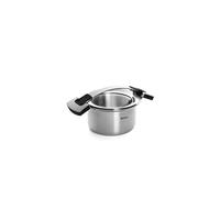 WOLL - Concept PRO faitout Ø 16 cm inox avec couvercle, hauteur 10 cm, 2,0 l - induction - tous feux - compatible four jusqu’à 220 °C - argenté