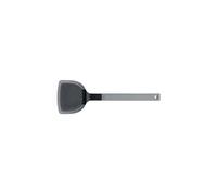 Woll Cook-It Spatule pour wok avec lèvre en silicone fine et flexible, 11 cm de large, 32,5 cm de long, gris, résistante à la chaleur jusqu'à 220 °C, passe au lave-vaisselle
