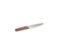 Woll Couteau de chef Prime Edge 20 cm - acier damassé 67 couches - manche en bois de noyer massif - couteau de cuisine précis pour viande, légumes et herbes