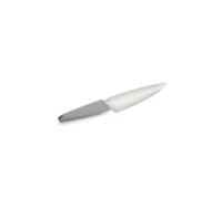WOLL Cutting Edge couteau de chef 20 cm - grand couteau de cuisine en acier inoxydable allemand DIN 1.4116 - manche ergonomique gris - polyvalent pour viande, poisson et légumes