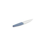 WOLL Cutting Edge couteau de chef compact 16 cm - couteau universel en acier inoxydable allemand DIN 1.4116 - manche ergonomique bleu - pour viande, poisson et légumes