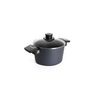 WOLL - Diamond Lite faitout Ø 20 cm 3,2 l, couvercle en verre & 2 poignées - antiadhésif en aluminium coulé, compatible four & lave-vaisselle - faitout - casserole induction