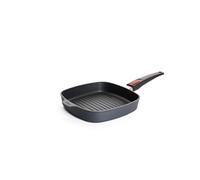 Woll Diamond Lite poêle à steaks en fonte, carrées - Induction-, 24 x 24 cm, hauteur 4 cm, avec manche amovible - Convient à tous les types de cuisinières, antiadhésif, fonte d'aluminium