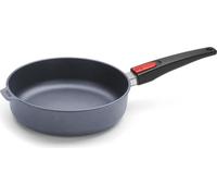 Woll Diamond Lite poêle en fonte à haut bord : manche amovible, tous feux y compris induction, Ø 24 cm, 7 cm de haut, 2,5 litres