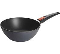 Woll Diamond Lite poêle en fonte pour wok et mélangeur : manche amovible, Ø 24 cm, hauteur 9cm, tous feux y compris induction