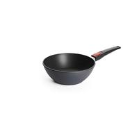 Woll Diamond Lite poêle en fonte pour wok et mélangeur : manche amovible, Ø 24 cm, hauteur 9cm, tous feux y compris induction
