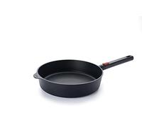 Woll Diamond Logic XR Poêle à bord haut, inductive, diamètre : 28 cm, hauteur : 7 cm, avec manche amovible, convient à tous les types de feux, fonte d'aluminium, revêtement anti-adhésif, passe au
