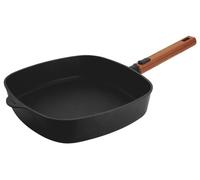 Woll "ECO Logic QXR" poêle carrée, poêle à frire 28 x 28 cm, avec manche en bois amovible (-FREE) - convient pour l'induction