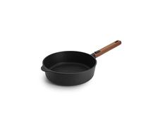 Woll "ECO Logic QXR" poêle à frire/à bord haut, Ø 24 cm, avec manche en bois amovible (-FREE) - convient pour l'induction
