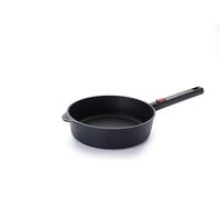 Woll - Poêle à bords hauts Eco Logic QXR Ø 24 cm, hauteur 7 cm, avec manche amovible - poêle antiadhésive sans PFAS, compatible four - poêle induction - poêle pour induction - poêle à frire haute