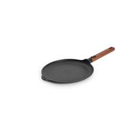 WOLL - Poêle à crêpes Eco Logic QXR Ø 26 cm avec manche amovible en bois - poêle antiadhésive sans PFAS, compatible four - poêle induction - poêle pour induction - poêle à crêpes