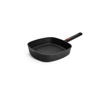 Woll - Poêle carrée Eco Logic QXR 28 x 28 cm, hauteur 6,5 cm, avec manche amovible - poêle antiadhésive sans PFAS, compatible four - poêle induction - poêle carrée - poêle à frire carrée