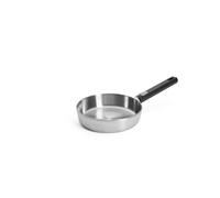 Woll - poêle Logic Steel Ø 20 cm en acier inoxydable, antiadhésive sans PFAS, induction, manche amovible, tous feux, résistante au four