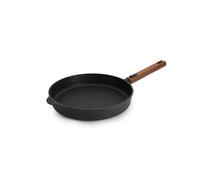 Woll "ECO Logic QXR" poêle à frire plate, Ø 28 cm, avec manche en bois amovible (-FREE) - convient pour l'induction