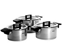 Woll set de casseroles 6 pièces acier inoxydable