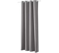 WOLTU 1 pièce Rideau occultant à œillets pour fenêtre Porte, Thermique Isolant,135x175cm,Gris Foncé VH5879dg