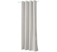 WOLTU 1 pièce Rideau occultant à œillets pour fenêtre Porte, Thermique Isolant,135x225cm,Crème VH5878cm