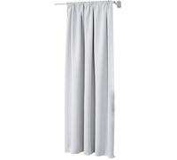 WOLTU 1 pièce Rideau occultant,pour Maison intérieure pour fenêtre et Porte Isolant Thermique,135x175cm,Gris Blanc VH5882ws