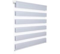 WOLTU 1 pièce Store Enrouleur, Double Fixation Rapide sans perçage, Store Isolant Thermique 100x120cm Gris, DR5626gr04